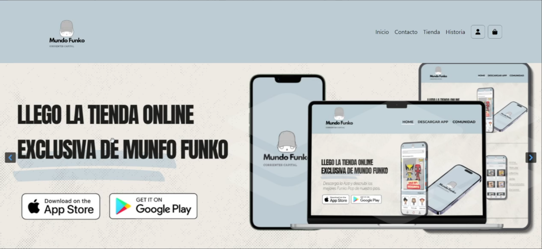 MundoFunko - Tienda Online (WordPress, Elementor & Mercado Pago)